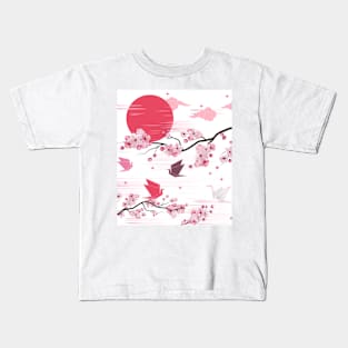 Sakura Blooms Kids T-Shirt